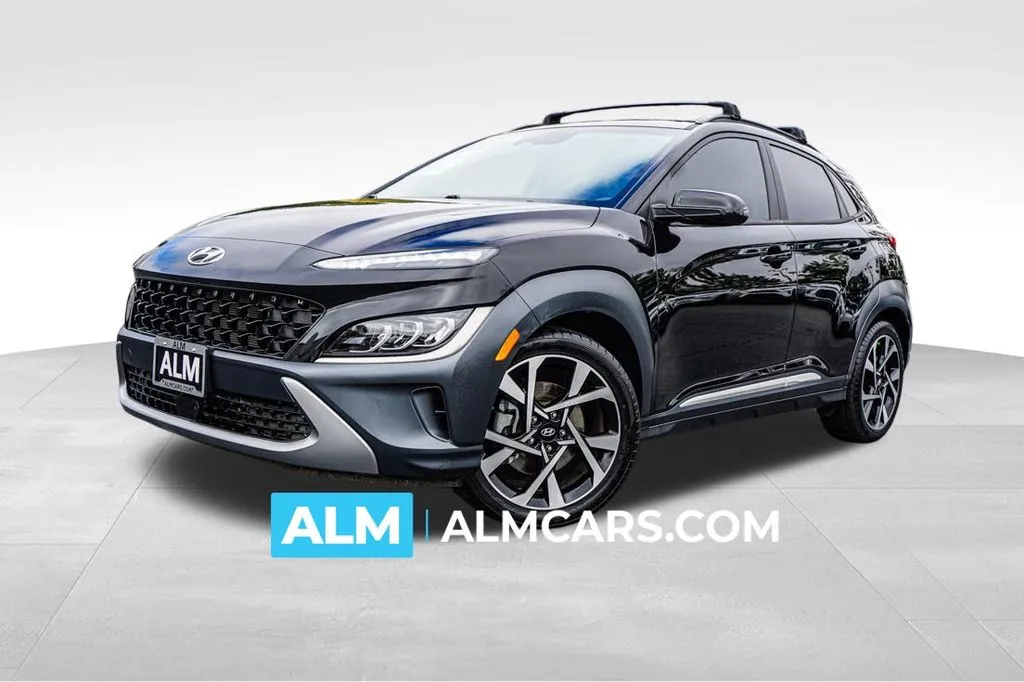 Black 2023 Hyundai Kona Limited for sale in Kennesaw, GA