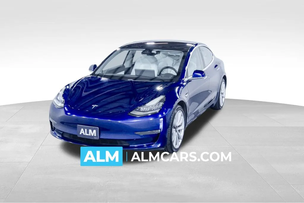 Blue 2018 Tesla Model 3 Mid Range for sale in Duluth, GA