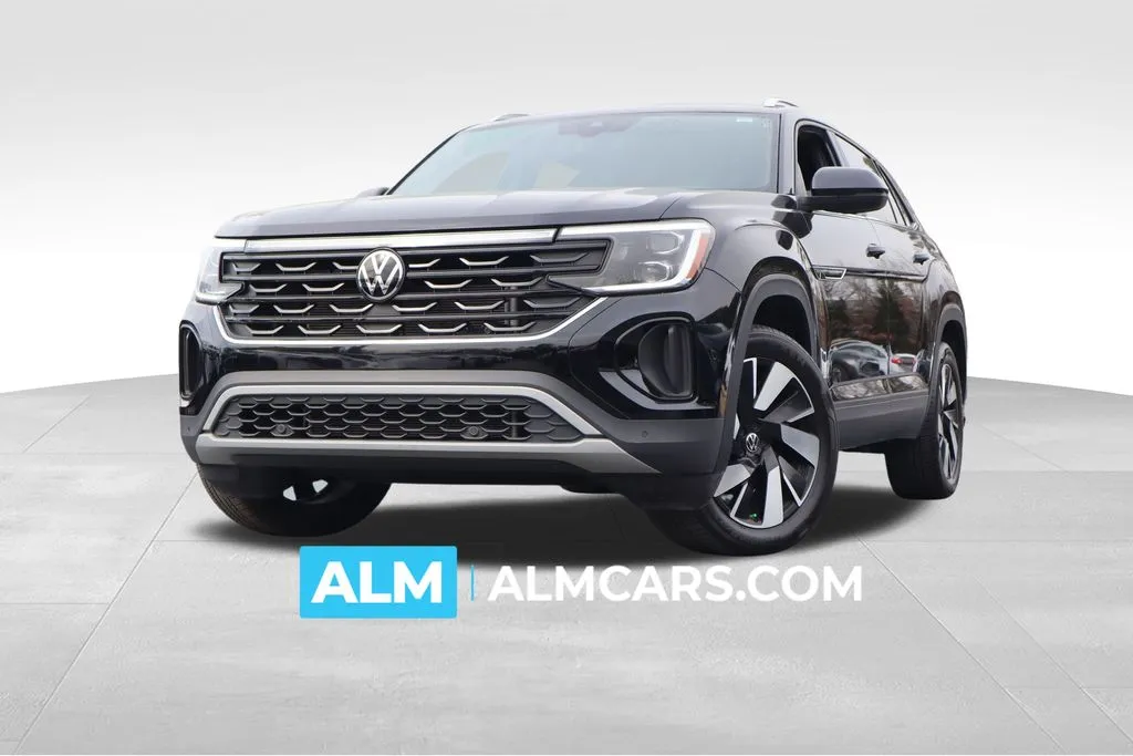 Black 2025 Volkswagen Atlas Cross Sport 2.0T SE w/Technology for sale in Duluth, GA