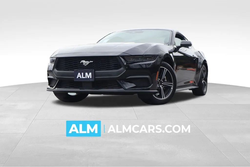 Black 2025 Ford Mustang EcoBoost Premium for sale in Duluth, GA