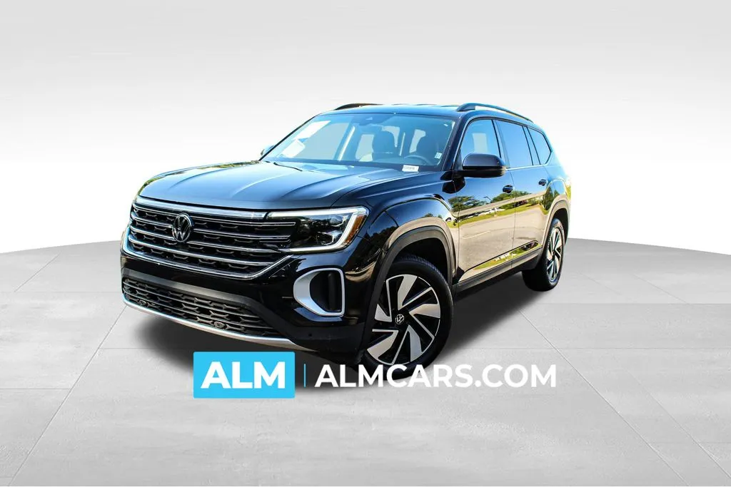 Black 2025 Volkswagen Atlas 2.0T SE w/Technology for sale in Duluth, GA