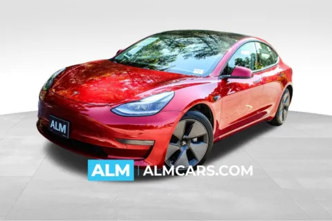 Red 2021 Tesla Model 3 Long Range for sale in Duluth, GA