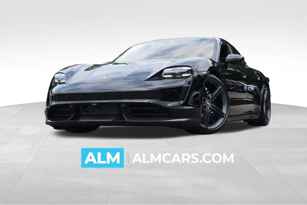 Black 2020 Porsche Taycan Turbo S for sale in Duluth, GA