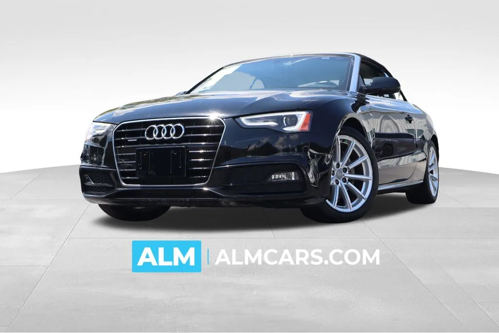 Black 2015 Audi A5 2.0T Premium Plus for sale in Duluth, GA