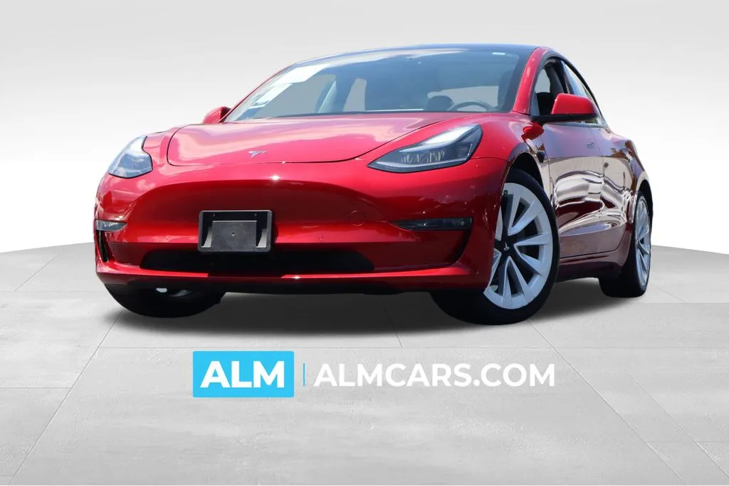 Red 2021 Tesla Model 3 Long Range for sale in Duluth, GA