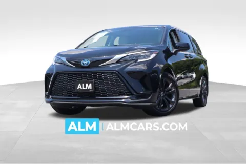 Black 2023 Toyota Sienna XSE for sale in Duluth, GA