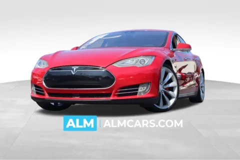 Red 2014 Tesla Model S P85D for sale in Duluth, GA
