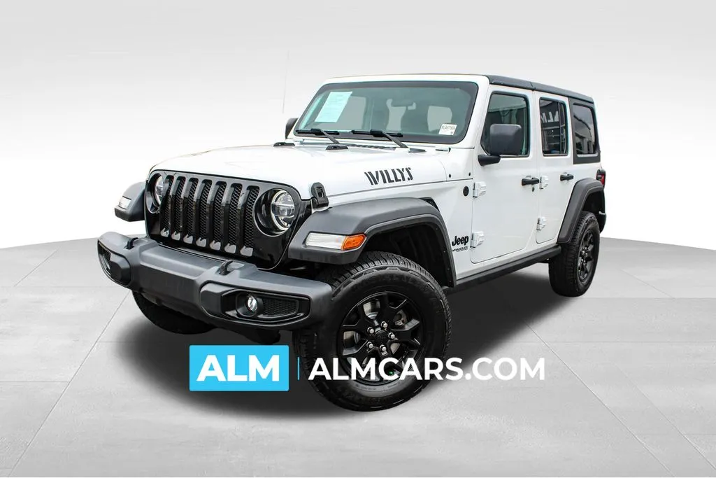 White 2020 Jeep Wrangler Unlimited Willys for sale in Buford, GA