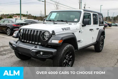 Photos of 2020 Jeep Wrangler Unlimited Willys for sale in Buford, GA at ALM Mall of Georgia
