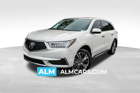 White 2017 Acura MDX 3.5L for sale in Buford, GA