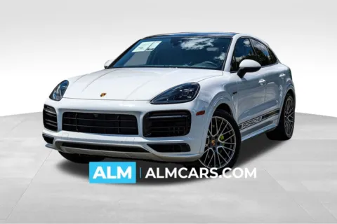 White 2023 Porsche Cayenne E-Hybrid Coupe for sale in Buford, GA
