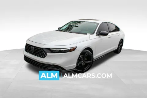 White 2024 Honda Accord Hybrid Sport-L for sale in Buford, GA