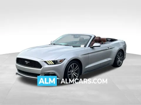 Silver 2015 Ford Mustang EcoBoost Premium for sale in Buford, GA