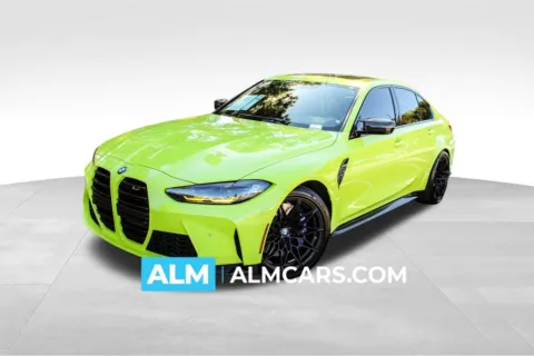 Yellow 2022 BMW M3 Competition for sale in Buford, GA
