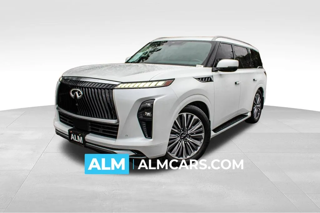 White 2025 INFINITI QX80 LUXE for sale in Buford, GA