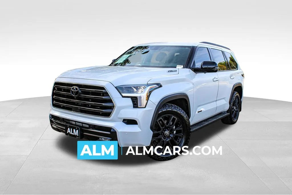 White 2025 Toyota Sequoia Limited for sale in Buford, GA