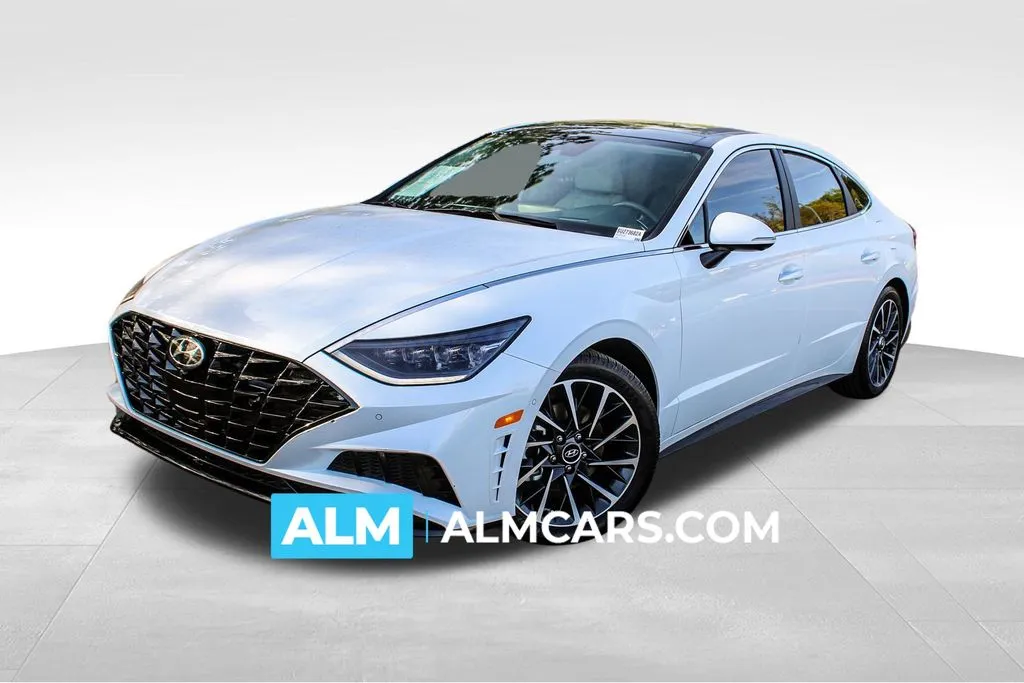 White 2022 Hyundai Sonata Limited for sale in Buford, GA