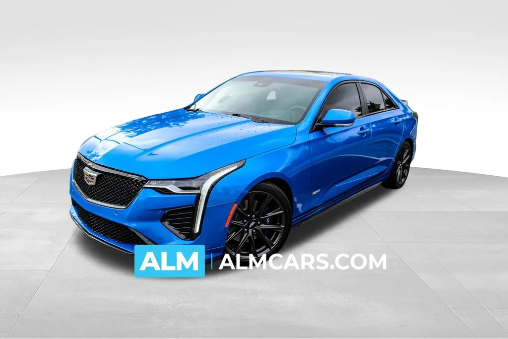 Blue 2024 Cadillac CT4 V-Series for sale in Buford, GA
