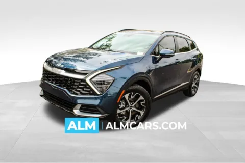 Blue 2024 Kia Sportage Hybrid EX for sale in Buford, GA