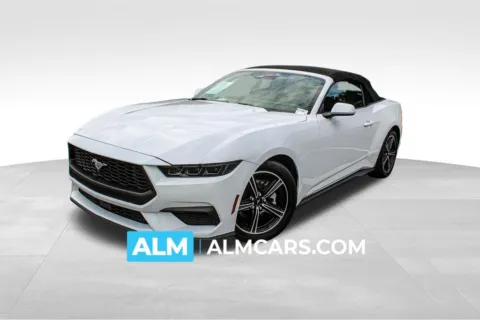 White 2025 Ford Mustang EcoBoost Premium for sale in Buford, GA