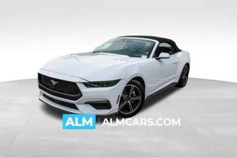 White 2025 Ford Mustang EcoBoost Premium for sale in Buford, GA