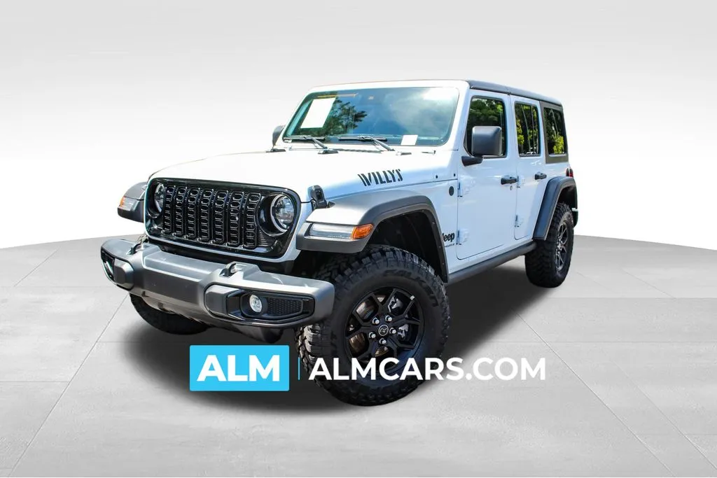 White 2025 Jeep Wrangler Willys for sale in Buford, GA