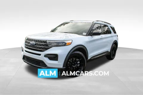 White 2021 Ford Explorer XLT for sale in Buford, GA