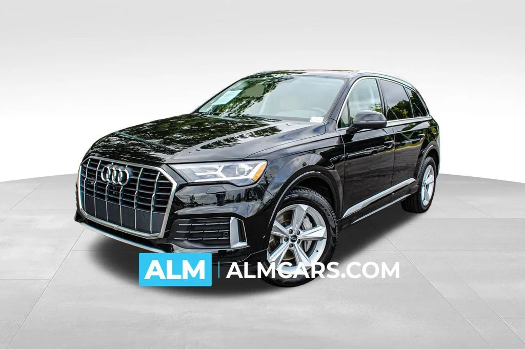 Black 2022 Audi Q7 45 Premium for sale in Buford, GA