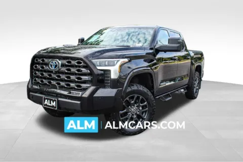 Black 2023 Toyota Tundra Hybrid Platinum for sale in Buford, GA