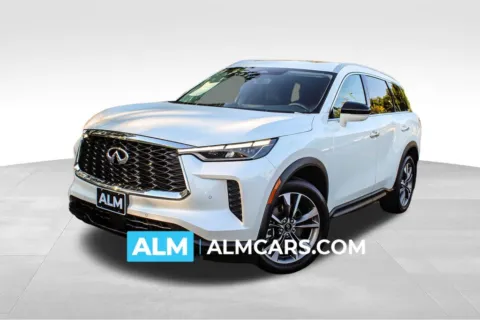 White 2023 INFINITI QX60 LUXE for sale in Buford, GA