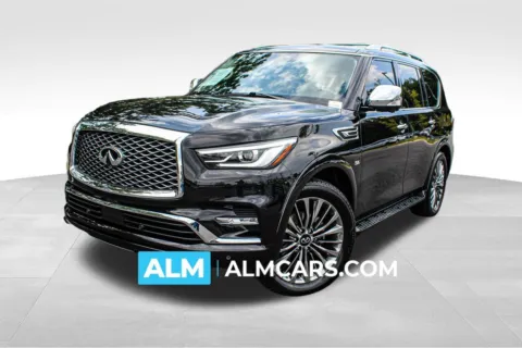 Black 2019 INFINITI QX80 LUXE for sale in Buford, GA