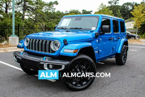 Blue 2024 Jeep Wrangler Sahara 4xe for sale in Buford, GA