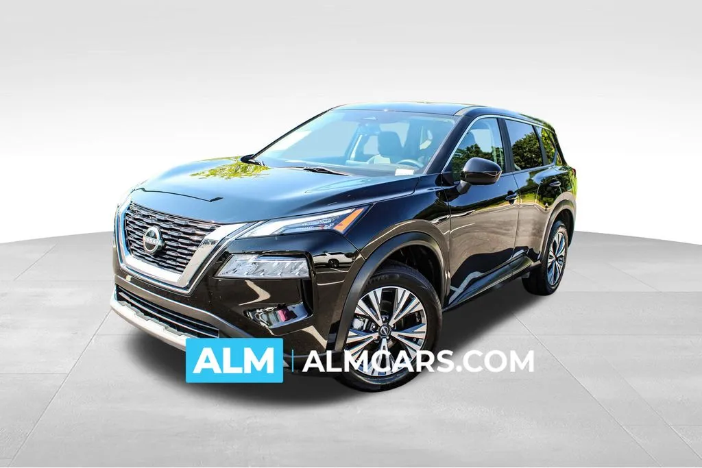 Black 2023 Nissan Rogue SV for sale in Buford, GA