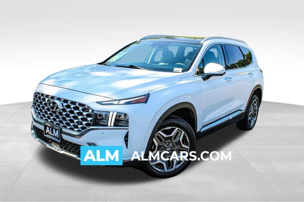 White 2023 Hyundai Santa Fe Limited for sale in Buford, GA