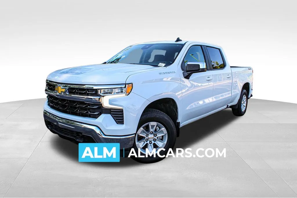 White 2023 Chevrolet Silverado 1500 LT for sale in Buford, GA