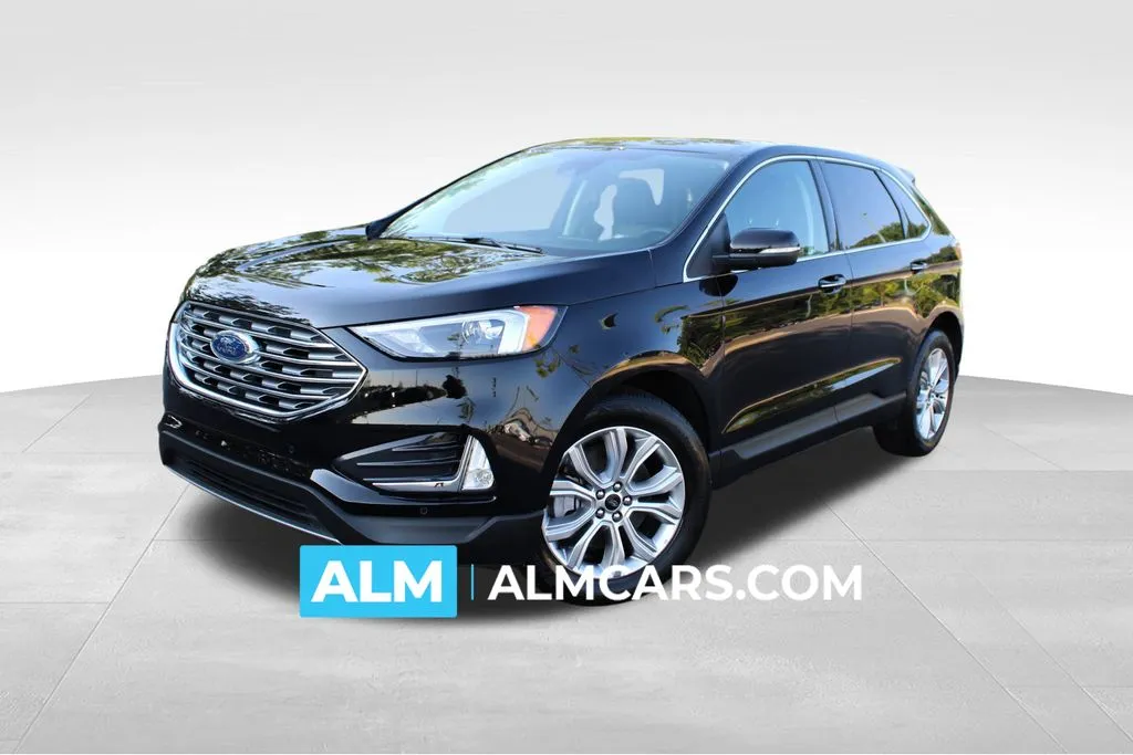 Black 2024 Ford Edge Titanium for sale in Buford, GA