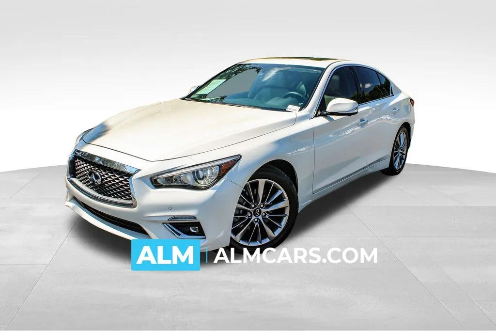 White 2022 INFINITI Q50 LUXE for sale in Buford, GA