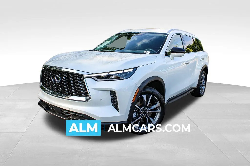 White 2023 INFINITI QX60 LUXE for sale in Buford, GA