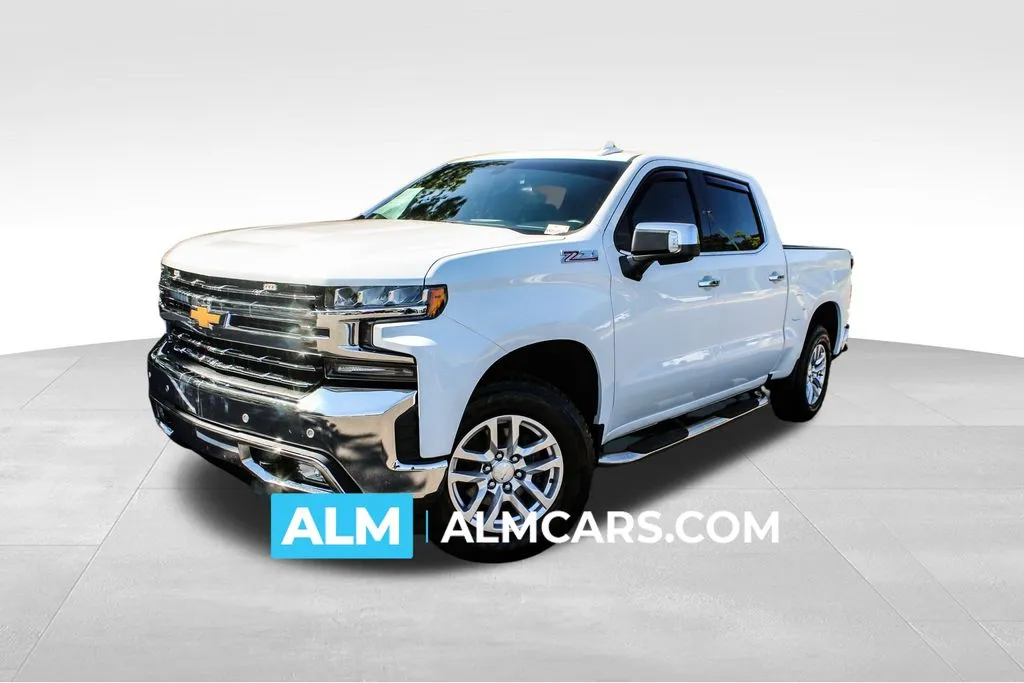 White 2019 Chevrolet Silverado 1500 LTZ for sale in Buford, GA