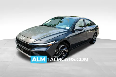 Gray 2024 Hyundai Elantra Hybrid Limited for sale in Buford, GA