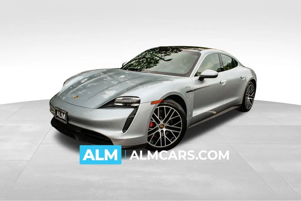 Silver 2023 Porsche Taycan 4S for sale in Buford, GA