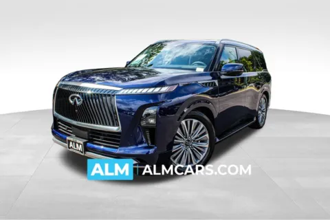 Blue 2025 INFINITI QX80 LUXE for sale in Buford, GA