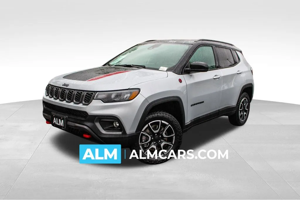 Silver 2024 Jeep Compass Trailhawk for sale in Buford, GA