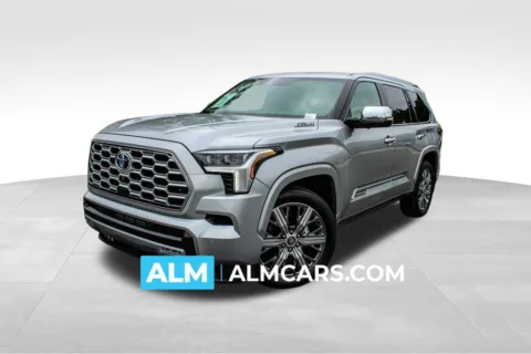 Silver 2024 Toyota Sequoia Capstone for sale in Buford, GA