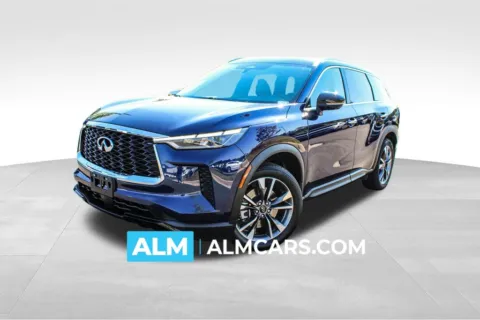 Blue 2023 INFINITI QX60 LUXE for sale in Buford, GA