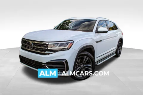 White 2021 Volkswagen Atlas Cross Sport 3.6L V6 SE w/Technology R-Line for sale in Buford, GA