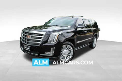Black 2015 Cadillac Escalade ESV Platinum Edition for sale in Buford, GA
