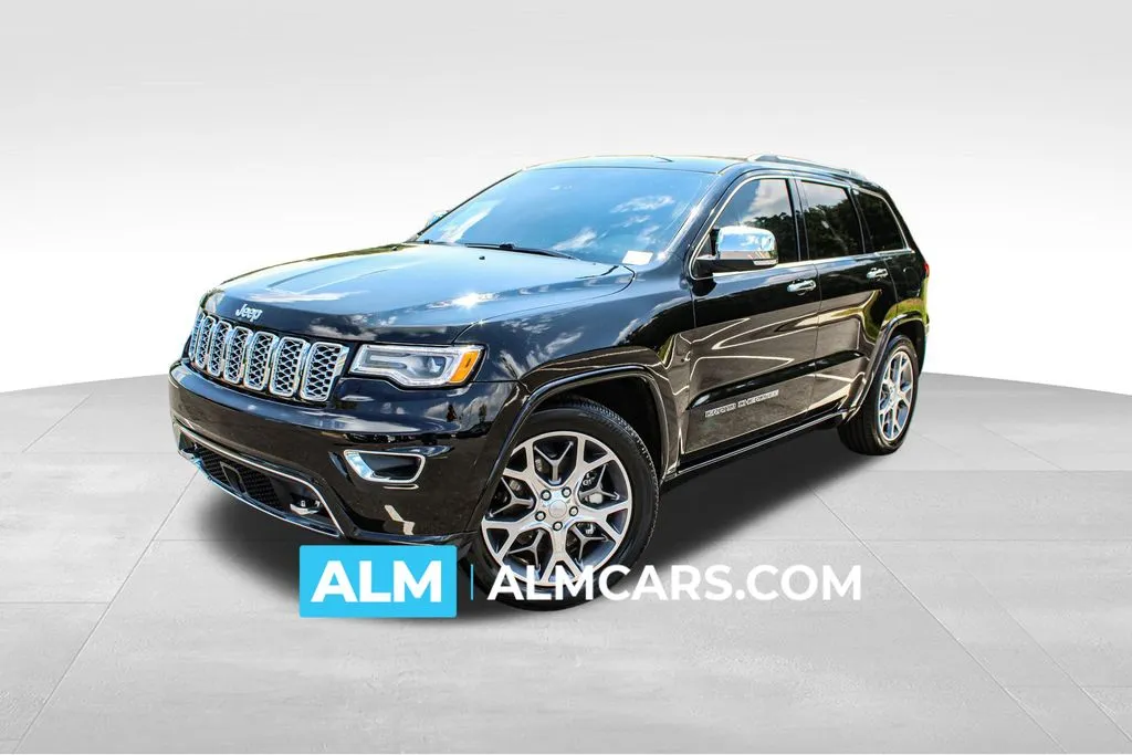 Black 2021 Jeep Grand Cherokee Overland for sale in Buford, GA