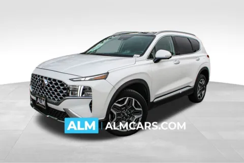 White 2023 Hyundai Santa Fe Hybrid SEL Premium for sale in Buford, GA