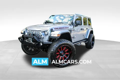 Silver 2020 Jeep Wrangler Unlimited Rubicon for sale in Buford, GA